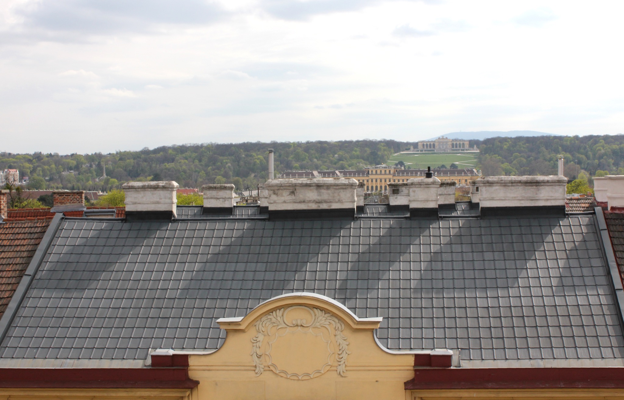 Terrasse Aussicht Schönbrunn